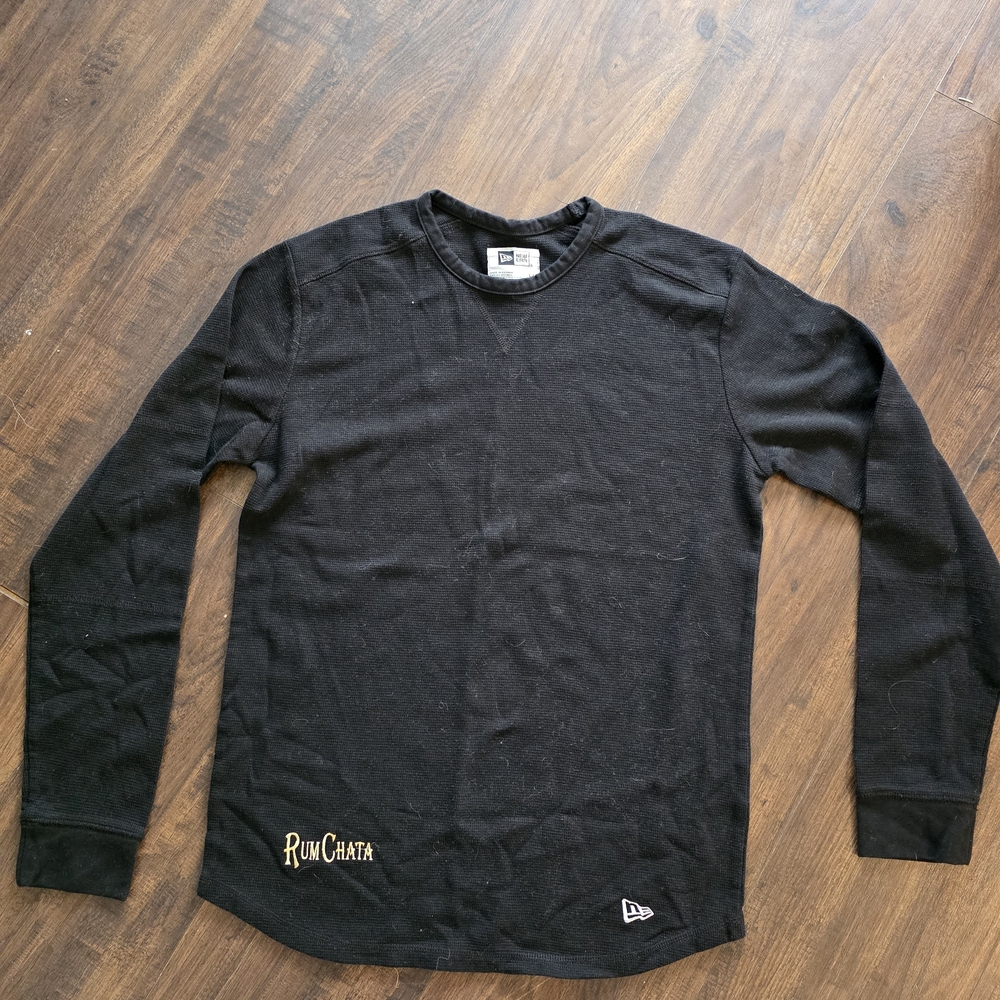 RumChata x New Era Black Long-Sleeve Crewneck Shirt